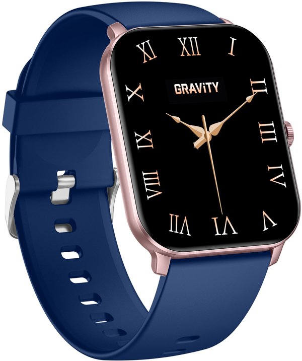Smartwatch Gravity GT36-4 Μπλε - Ανδρικό & Γυναικείο Έξυπνο Ρολόι