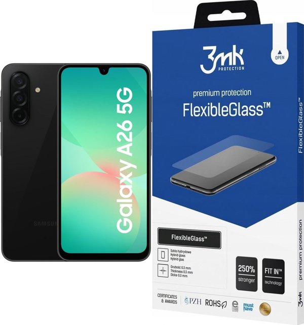 Έξυπνο τηλέφωνο Samsung Galaxy A26 5G 6/128GB Μαύρο (99936284) + FlexibleGlass