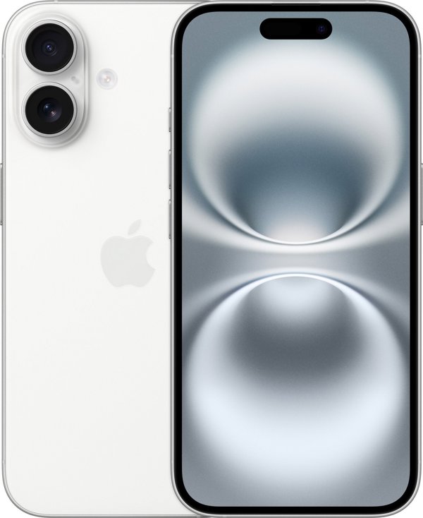 Σμαρτφον Άππλ Άιφόουν 16 5G 8/128GB Μπιάλυ (MYE93QN/A)