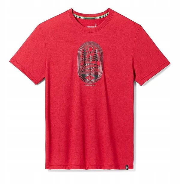 Smartwool U'S Mountain Trail Graphic Short Sleeve Tee Slim Fit, J34, S