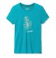Smartwool W'S Sage Plant Graphic Short Sleeve Tee Slim Fit, L39, XS