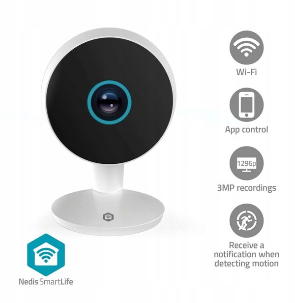 SmartLife Indendørs Kamera | 3MP Full HD 1296p