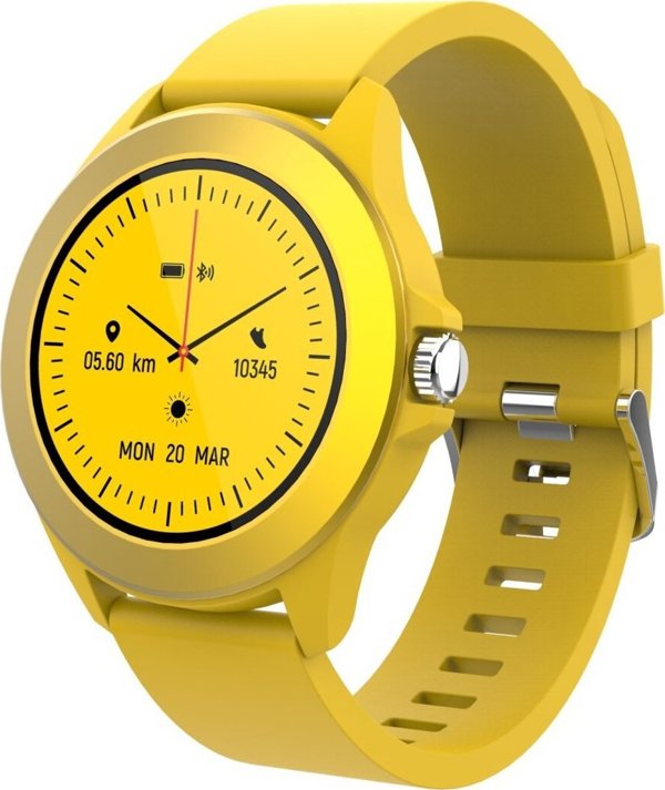 Smartwatch Forever Colorum CW-300 Κίτρινο
