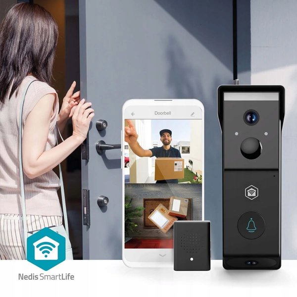 SmartLife Video Dørtelefon | Batteri | 2x Full HD 1080p