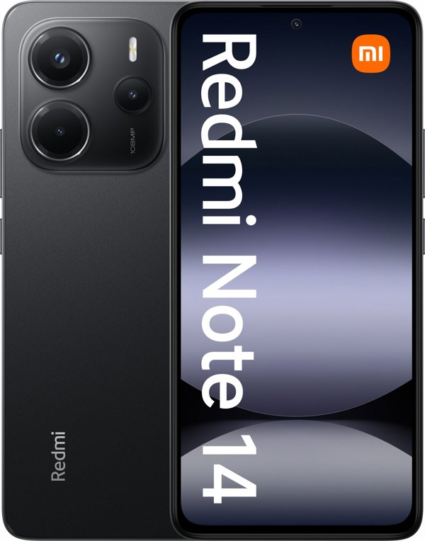 Smartphone Xiaomi Redmi Note 14 - 8/256GB μαύρο