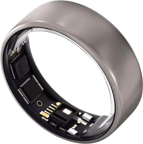 Ultrahuman Ring Air Smart Ring, Raw Titanium, Μέγεθος 10