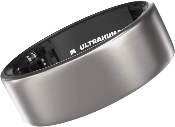 Ultrahuman Ring Air Smart Ring, Raw Titanium, Μέγεθος 10