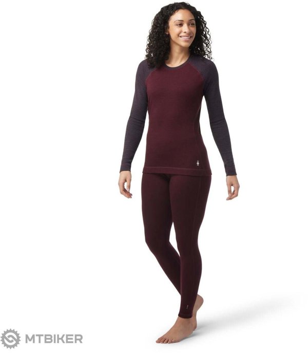 Smartwool W'S Classic Thermal Merino Base Layer Pattern Crew Boxed, K80, S