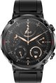 Gravity Smartwatch GT21-1 Ανδρικό Ρολόι με Μεταλλικό Μπρασελέ - Μαύρο
