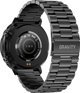 Gravity Smartwatch GT21-1 Ανδρικό Ρολόι με Μεταλλικό Μπρασελέ - Μαύρο