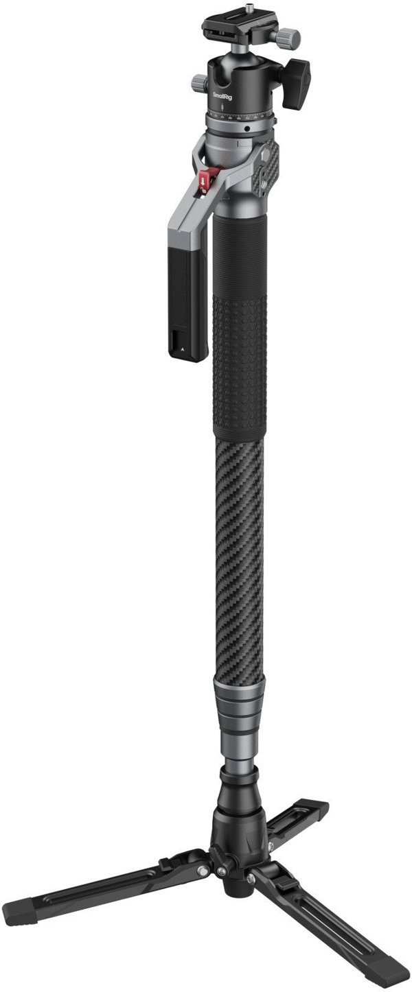 SmallRig Carbon Fiber Photography Monopod, 166.5 cm, 1/4, 3/8", Aluminium, Carbon fibre, Plastic, Black