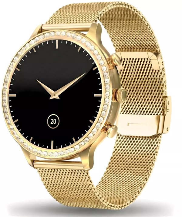 Smartwatch Gravity Zloty Pasek i Bransoleta GT5-4