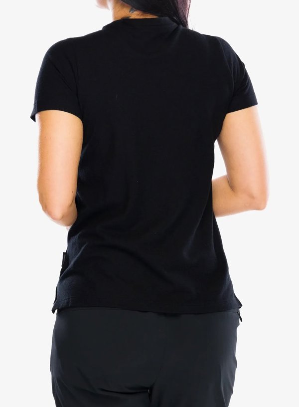 Smartwool W'S Perfect Crew Short Sleeve Tee, 001 | black, L