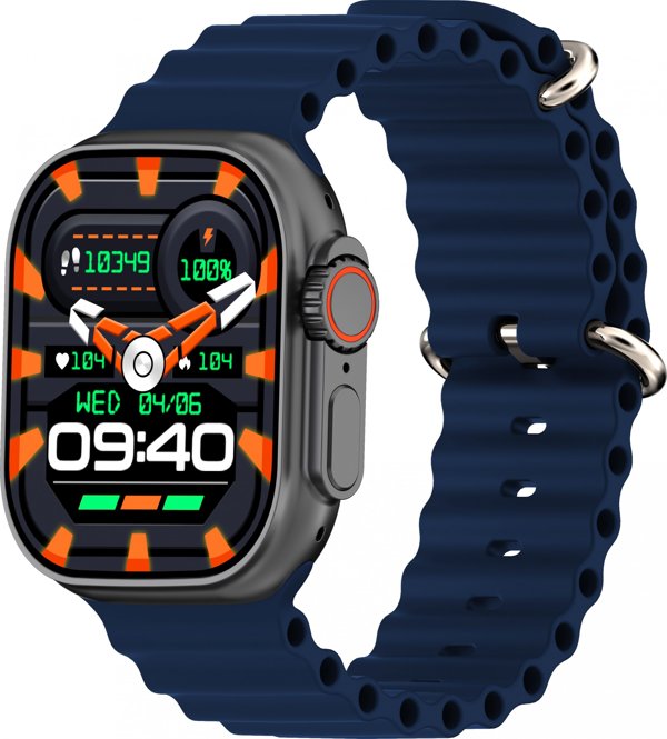 Smartwatch Kiano Watch Solid Granatowy  (KIASHUW6901B)