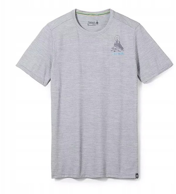 Smartwool M'S Wilderness Summit Short Sleeve Graphic Tee Slim Fit, 545, L