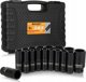 Smart SM-29-NSET16 Σετ Κρουστικά Καρυδάκια 1/2" Μακριά 10-32mm 16τμχ από Χάλυβα Χρωμίου-Μολυβδαινίου σε Θήκη