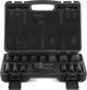 Smart SM-29-NSET16 Σετ Κρουστικά Καρυδάκια 1/2" Μακριά 10-32mm 16τμχ από Χάλυβα Χρωμίου-Μολυβδαινίου σε Θήκη