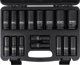 Smart SM-29-NSET16 Σετ Κρουστικά Καρυδάκια 1/2" Μακριά 10-32mm 16τμχ από Χάλυβα Χρωμίου-Μολυβδαινίου σε Θήκη