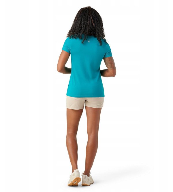 Smartwool W'S Sage Plant Graphic Short Sleeve Tee Slim Fit, L39, S