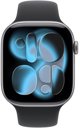 Smartwatch Apple Watch 11 GPS 42mm Space Grey Alu Sport Band M/L Czarny  (MEV44ZR/A)