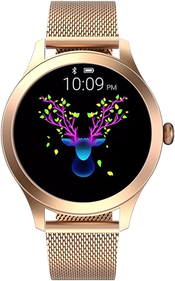 Smartwatch Retoo SMARTWATCH ZEGAREK DAMSKI WODOODPORNY POLSKA APLIKACJA SPORT SEN ROZMOWY