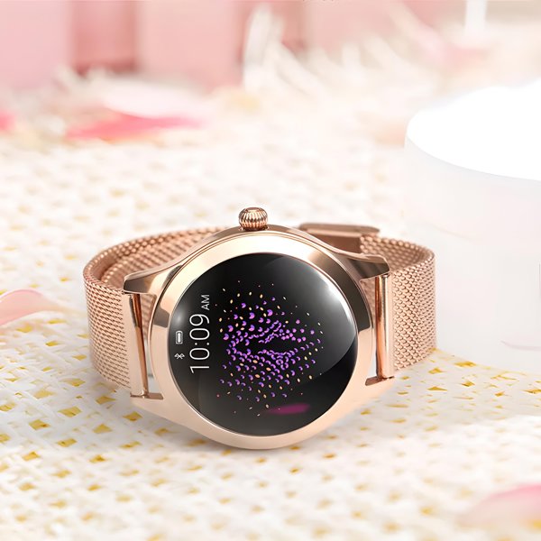 Smartwatch Retoo SMARTWATCH ZEGAREK DAMSKI WODOODPORNY POLSKA APLIKACJA SPORT SEN ROZMOWY