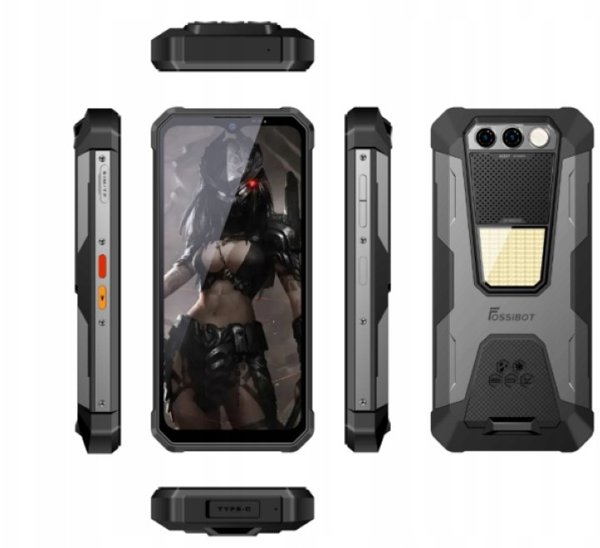 FOSSiBOT F106 Pro Smartphone, 256GB, Dual SIM, Μαύρο