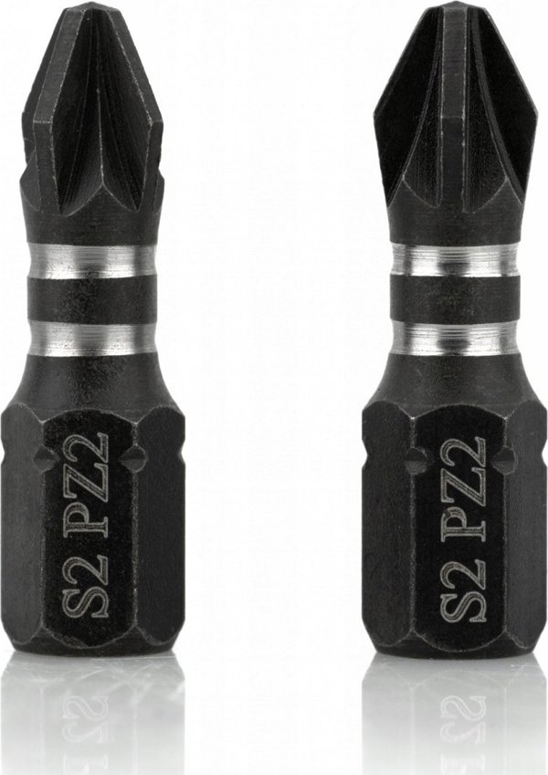 Smart Μύτες Κατσαβιδιού Impact PZ2 25mm, Ατσάλι S2, 2 Τεμάχια