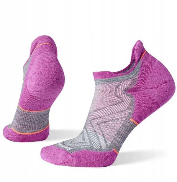 Smartwool W'S Run Targeted Cushion Low Ankle Socks, 052 | medium gray, L