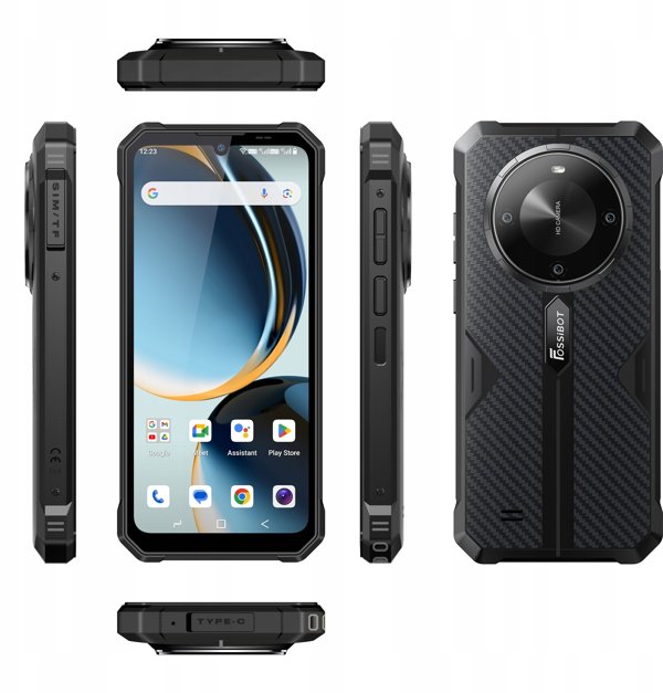 Smartphone FOSSiBOT F105 Μαύρο - 4G Dual SIM