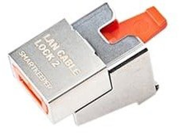 SmartKeeper NC13P1OR 12 x LAN Cable Locks 2 without Lock Key Basic Orange SLSART-0316 SLSART0316 (SLSART-0316)