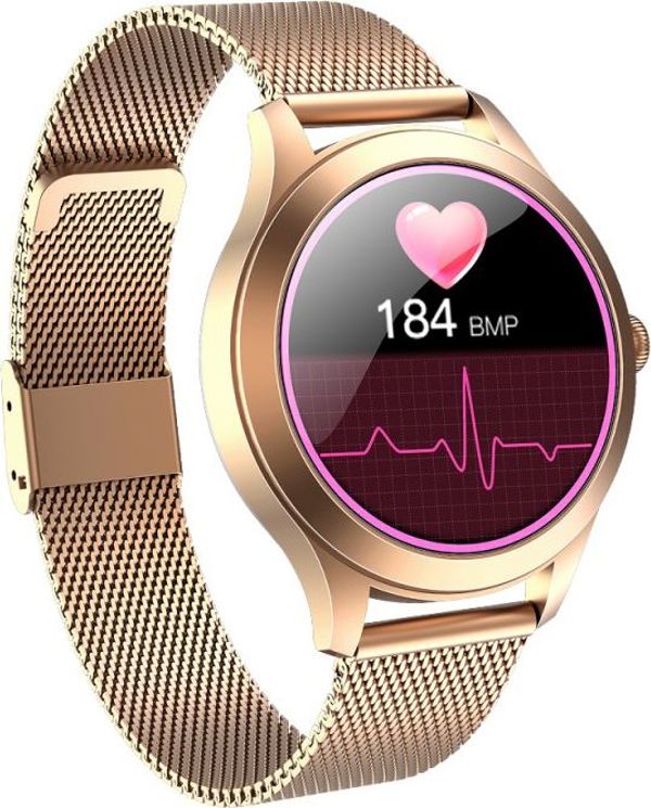 Maxcom Smartwatch FW42 Gold Γυναικείο Έξυπνο Ρολόι με Κομψό Σχεδιασμό - Χρυσό