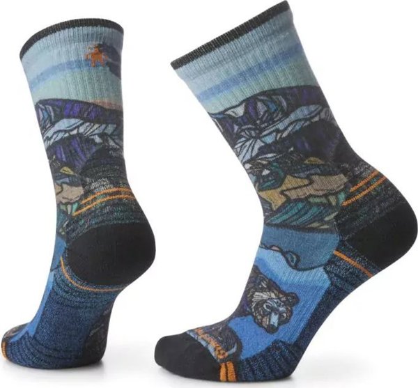 Smartwool Skarpety Damskie Smartwool Hike Light Cushion Icy Range Print Crew Socks 42-45