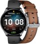 Gravity Smartwatch GT35-1 Ανδρικό Ρολόι με Γκρι Κάσα και Μαύρο Λουράκι