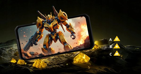 Smartphone Oukitel WP60 5G 7.2" 12/512GB 10000mAh Silver