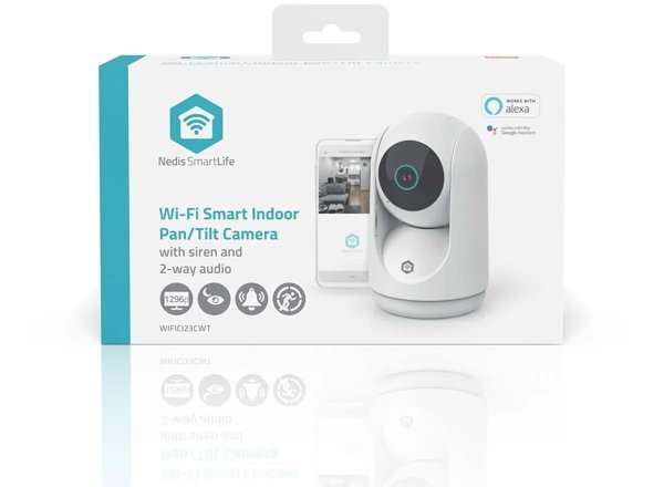 SmartLife Indendørs Kamera | 3MP Full HD 1296p | Pan tilt