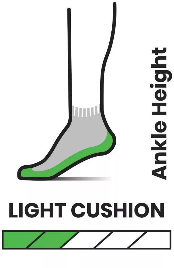 Smartwool U'S Hike Light Cushion Ankle Socks, B25 | alpine blue, XL