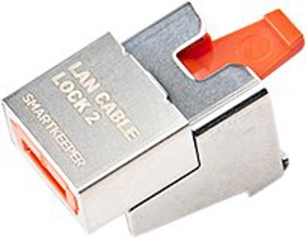 SmartKeeper NC13PKOR 5 x LAN Cable Locks 2 with 1 x Lock Key Basic Orange SLSART-0311 SLSART0311 (SLSART-0311)