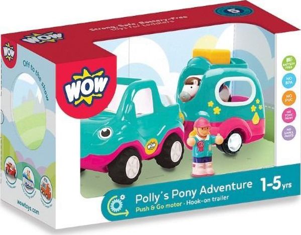 Smily Play Polly αυτοκίνητο με ρυμουλκούμενο για πόνυ