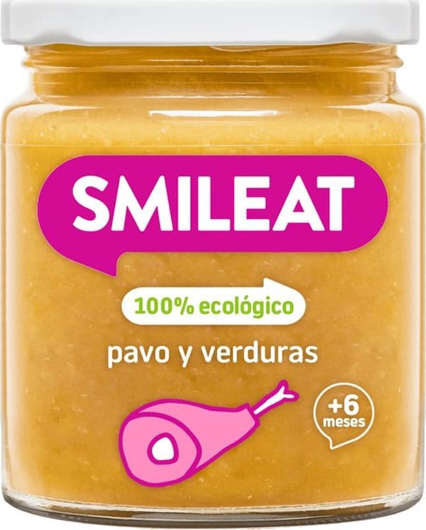 Smileat BIO Βάζο με βιολογικό γαλοπούλα και λαχανικά, 230g