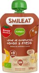 Smileat BIO Μους με βιολογικά αμύγδαλα, κακάο και φράουλες, 100g