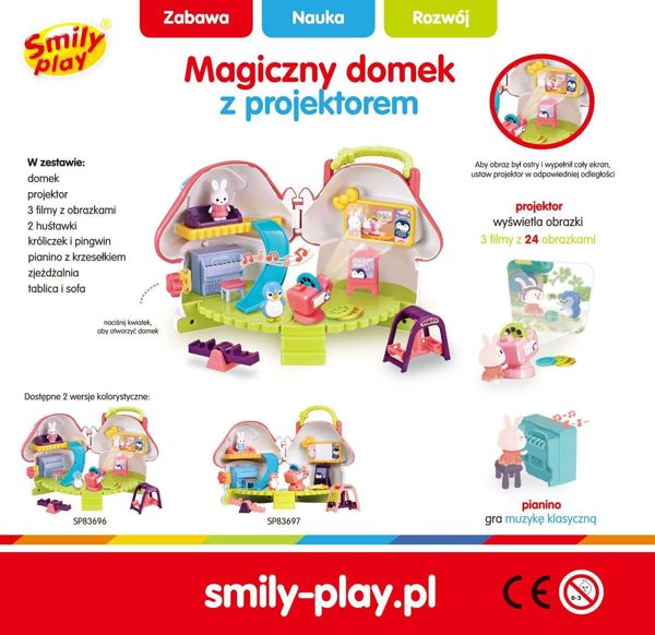 Smily Play Domek z projektorem