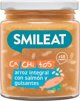Smileat BIO Sloiczek z ekologicznyc malymi kawalkami grochu i lososia, 230g
