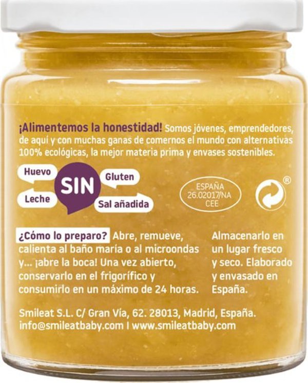 Smileat BIO βιολογικό βάζο με γκουλάς φασολιών 230g