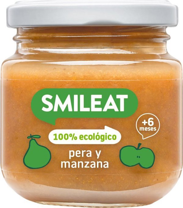 Smileat BIO Deser z ekologicznymi gruszkami i jablkami