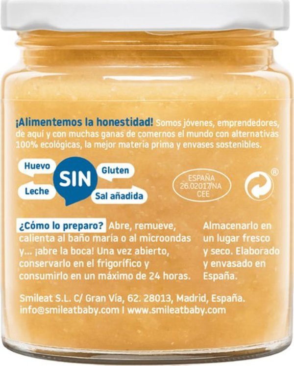 Smileat Smileat BIO Sloiczek z ekologicznymi warzywami i morszczukiem 230g