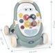 Smoby Διαδραστικός Περιπατητής Little 3 σε 1 για Μωρά, Παστέλ Χρώματα