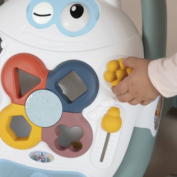 Smoby Διαδραστικός Περιπατητής Little 3 σε 1 για Μωρά, Παστέλ Χρώματα