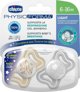 Chicco Πιπίλα Σιλικόνης Lumi Φωτεινή, 6-16 Μηνών, 2τμχ