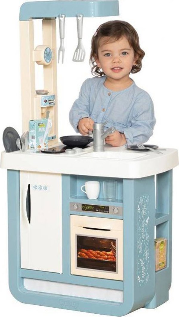 Smoby Παιδική Κουζίνα Bon Appetit Μπλε με Ηλεκτρονικές Λειτουργίες